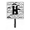 thumbnail image 1 of Carolines Treasures CJ2009-HSH4 Letter H Moustache Initial Leash & Key Holder, 1 of 1