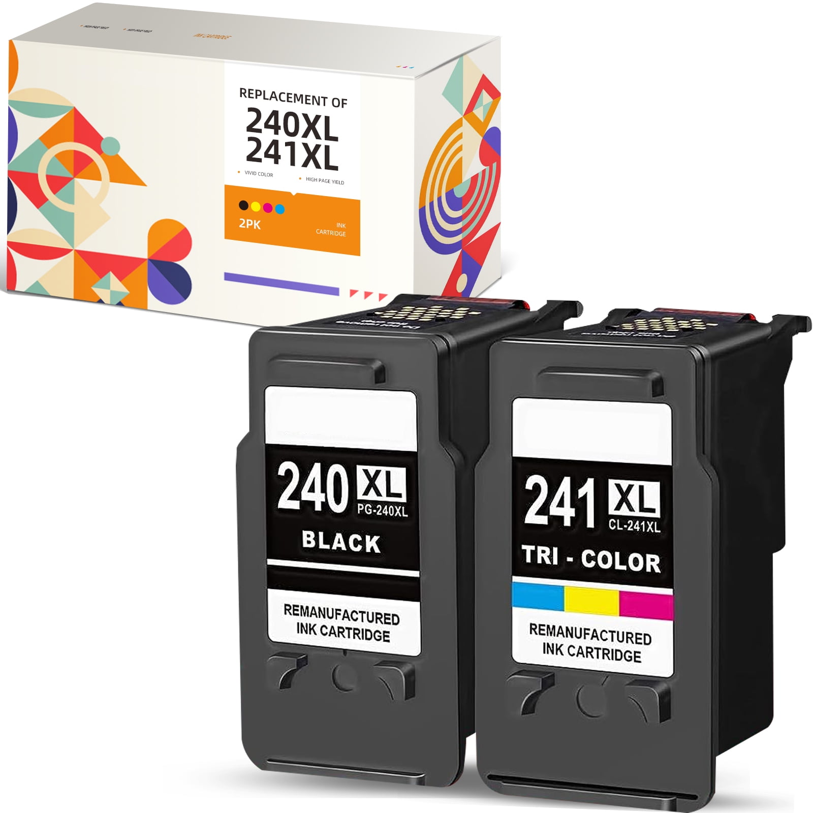 240XL CL 241XL Black Color Ink Cartridges for Canon PG240XL CL241XL