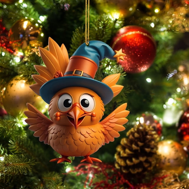 Colgante de Gallo Xihbxyly Adorno para Árbol de Navidad Decoración para El hogar