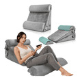 thumbnail image 2 of Juego De 4 Almohadas Ajustables De Cuña Para Cama Malubero, Gris Oscuro, 2 of 5