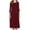 Wine, variant on Njoeus Women's Casual Plain Long Sleeve T-Shirt Dress Crewneck Comfy Loose Flowy Dresses S-3XL