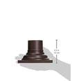 thumbnail image 3 of Acclaim 5999BW Pier Mount Adapters Collection Outdoor Pier Mount, Burled Walnut, 3 of 3