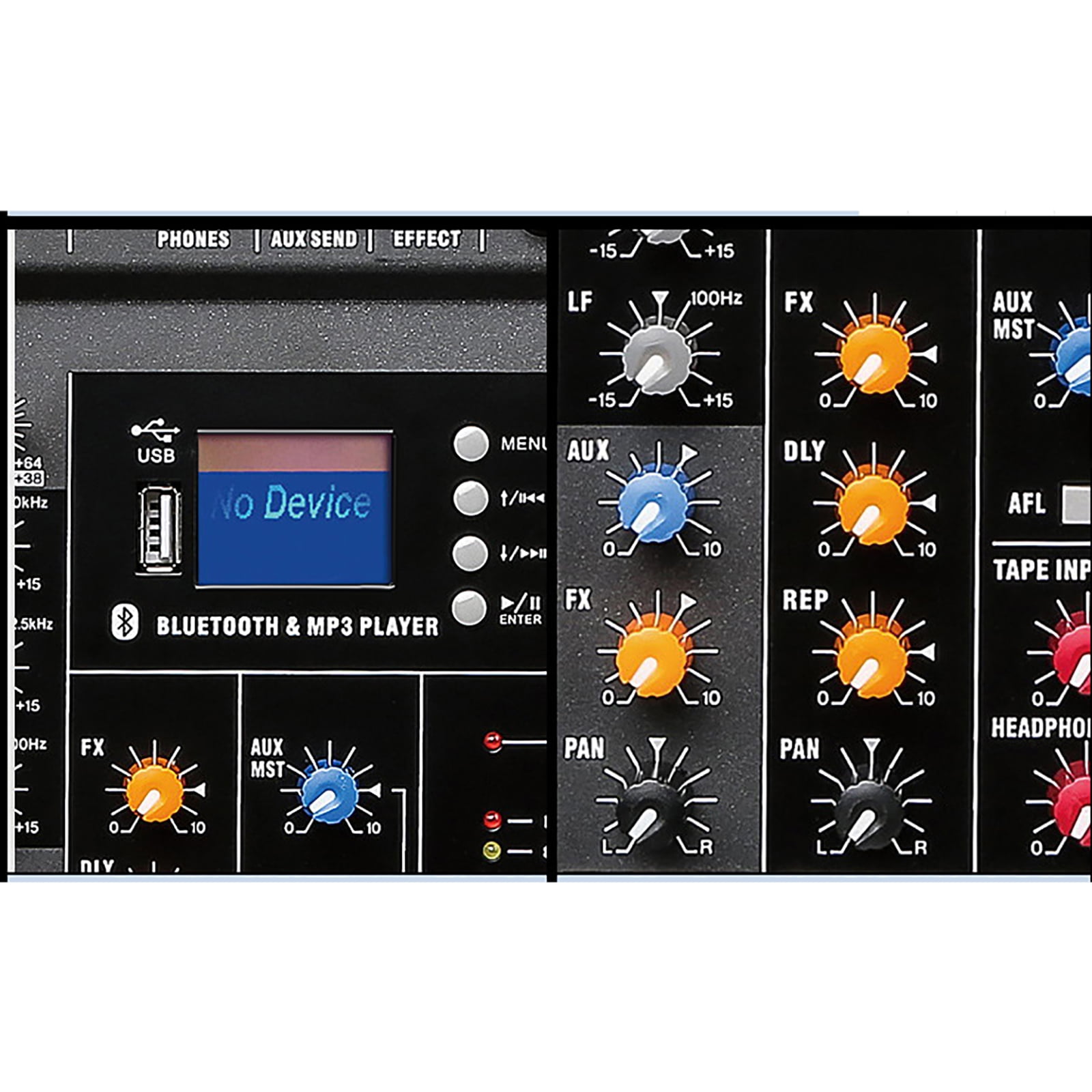12 Channel Professional Live Studio Audio Mixer Power Mixing Console Sound for Home KTV, Band/Stage Performances, Campus Activities, Conferences, Bars, Music Dining Bars