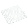 thumbnail image 3 of Uxcell Square BBQ Grill Net 17.7"x17.7" Galvanized Iron Barbecue Mesh Mat for Baking Charcoal Grilling Roasting, 3 of 5