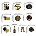 thumbnail image 1 of 10 piezas de remolinos colgantes de feliz año nuevo - para el techo de la oficina en casa, el diseño de patrón de año nuevo orable no pasará de moda, 1 of 5