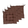 thumbnail image 3 of 4 cojines para silla de cocina, lavables, suaves y gruesos, para interior y exterior, 40 x 40 cm Café, 3 of 9