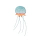 thumbnail image 1 of Escultura de pared de medusas para colgar en la pared, diseño de medusas con temática de playa Azul claro, 1 of 9