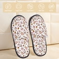 thumbnail image 2 of Fotbe Christmas Santa Cartoon Snowman Pantuflas Peludas para Mujer con Estampado, Zapatillas de Peluche, Zapatos de Invierno para Casa, Uso Interior y Exterior-Large, 2 of 8