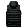 thumbnail image 6 of Mapamyumco Men’s Puffer Vest Lightweight with Hood, Water-Resistant Jacket Sleeveless for Hiking Ski Black S, 6 of 8