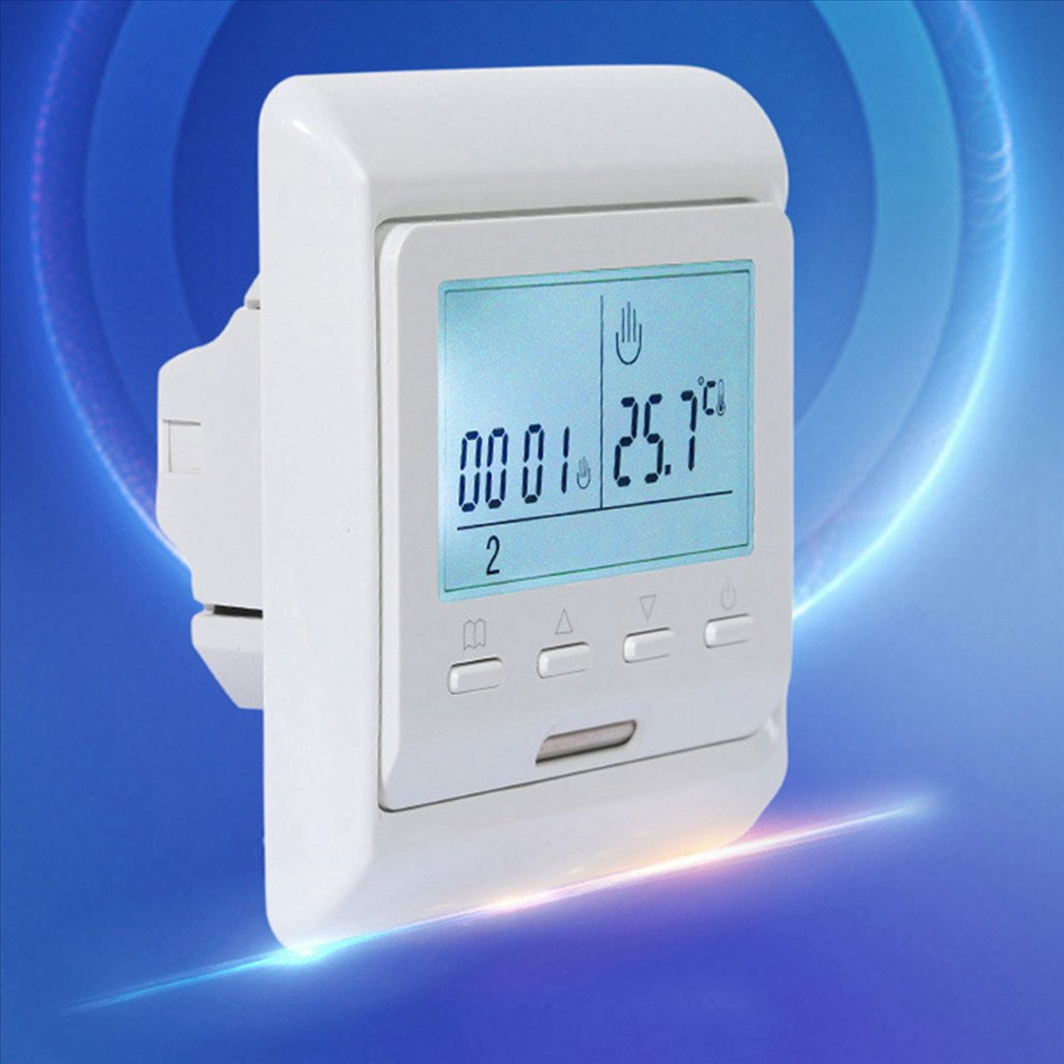 3X 16A 230V LCD Programmable Warm Floor Heating Room Thermostat Thermoregulator Temperature Controller Manual Mechanical