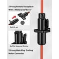 thumbnail image 5 of LUU-Trolling Motor Plug 12v, Waterproof Trolling Motor Plug and Receptacle Compatible With Minn Kota Marine Boat, 8AWG Boat Copper Wire, 4pcs Heat Shrinkable Butt Connectors_SAI, 5 of 8