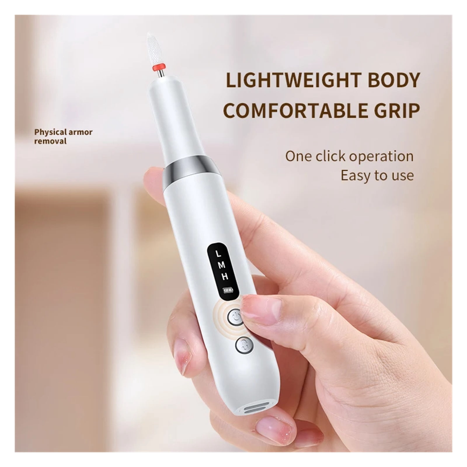 Electric Nail Polisher Drill Bits Professional Nails Grinding Polishing Dead Skin Removal Art Sanding File Pen Manicure Machine