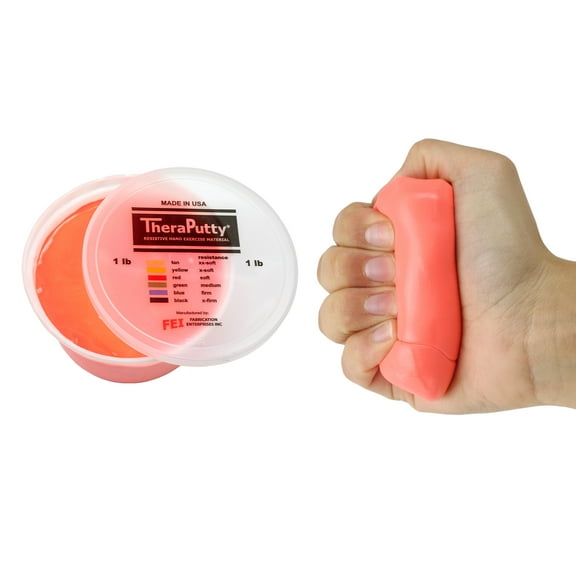 CanDo TheraPutty Standard Hand Exercise Putty For Rehabilitation, Exercises, Hand Therapy, Occupational Therapy, Hand Strengthening, Improve Motor Skills, Stress Relief
