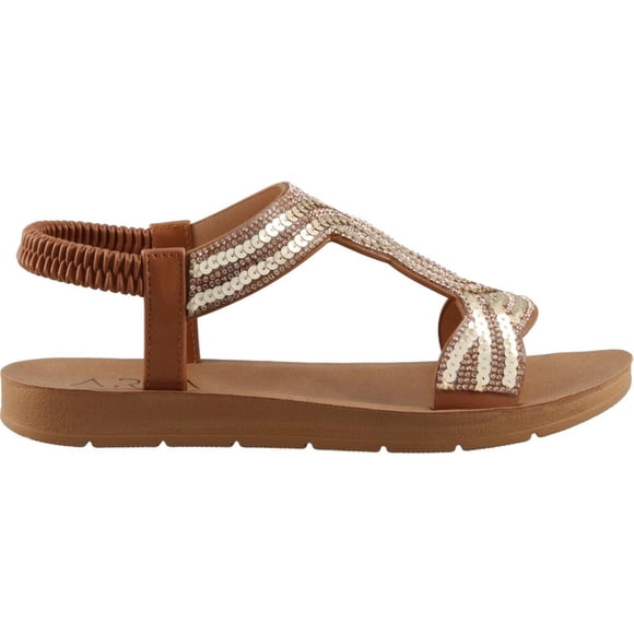 Sandalia Mujer Aria By Eh! Vestir Casual dorado 24