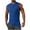 Blue, variant on fatyb Mens Workout Tank Tops Sleeveless Cotton Tshirts Activewear Gym Muscle Athletic Cut off Shirts