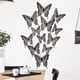 thumbnail image 3 of 12 pegatinas de pared de mariposa hueca con textura de metal 3D. Wmkox8yii fhajkh527, 3 of 6