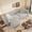 Light Grey, variant on AISWORD 97.7" King Size Pull Out Sofa Bed, Velvet Chesterfield Sleeper Couch, 3-in-1 Convertible Tufted Futon with Ottoman, Beige