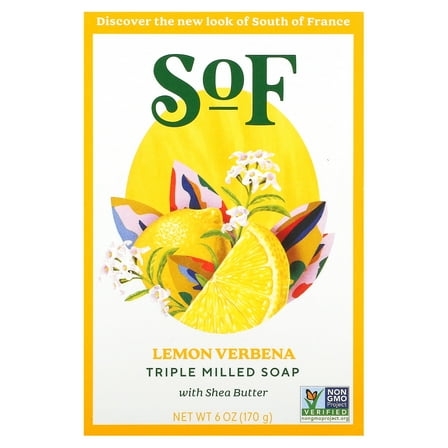 South of France French Milled Bar Soap Lemon Verbena