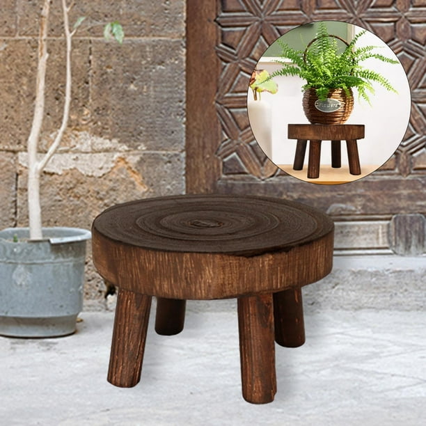 1 Pieza, Soporte de Maceta Portátil de Maciza, Base de Soporte de Maceta de , Soporte de Exhibición, Decoración de Muebles de Jardín para Los 20x6x9cm shamjiam Soporte portátil para macetas