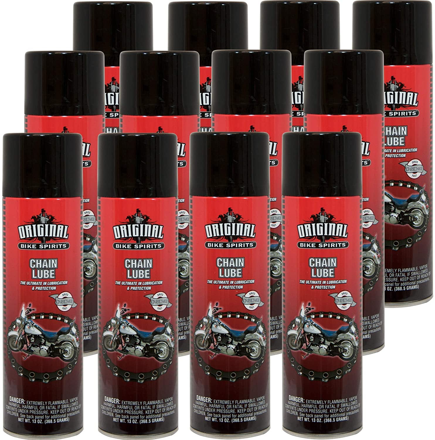 Original Bike Spirits Chain Lube 13 Oz 1047619 (case of 12) Designed