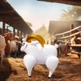 thumbnail image 4 of Ovejas Inflables | Ovejas Explosivas | Suministros Para Fiestas Temáticas De Ovejas | Ovejas Explotan Accesorio Inflable | Objeto De Animal De Granja (Cabra Blanca), 4 of 5