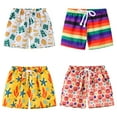 thumbnail image 4 of Kkkded Baby Kids Printing Shorts Swim Trunks for Boys 2-8 Years Fashion Beach Shorts Boys Swim Shorts for Toddler, 4 of 9