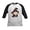 Black/White, variant on CafePress - Axolotl Wizard Fantasy Pet Kids Baseball T Shirt - Kids Cotton Baseball Jersey, 3/4 Sleeve Shirt