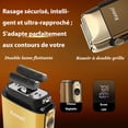thumbnail image 3 of Afeitadora eléctrica Razor KEMEI Bald Head Shaver para hombre, 3 of 7