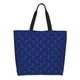 thumbnail image 1 of Disketp Navy Blue Bolsa Tote Estampada para Mujer, Bolso de Hombro y de Mano para Compras y Viajes, 1 of 8