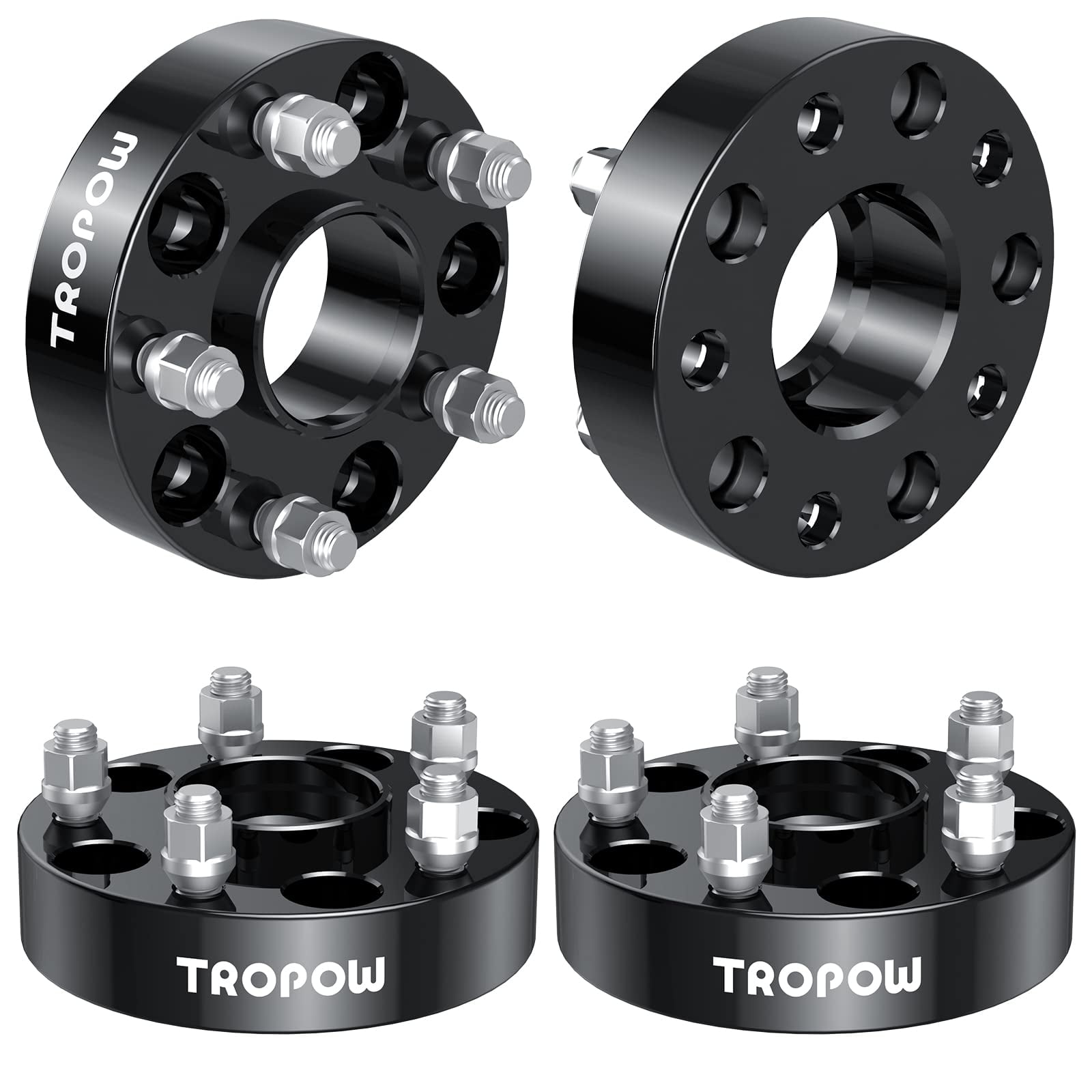 Kidlove 4Pcs 6x5.5 Wheel Spacers, 2" Wheel Spacers with M12x1.5 Studs
