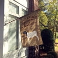 thumbnail image 2 of Carolines Treasures CK6922CHF Dorper Sheep Welcome Canvas House Size Outdoor-Flags, Multicolor, 2 of 4