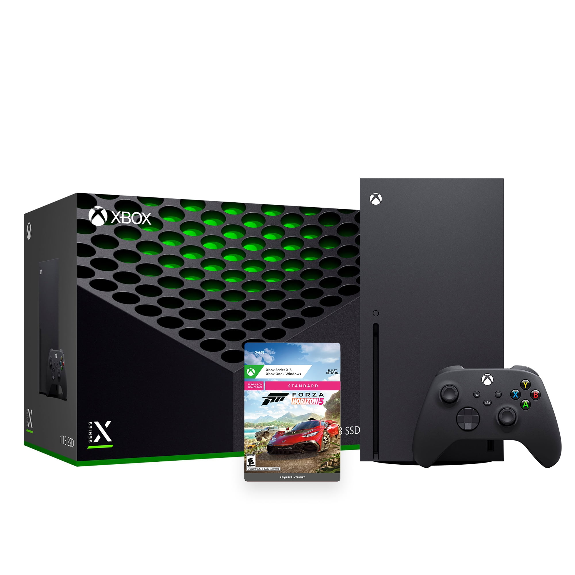Microsoft Latest Xbox X Gaming Console Bundle - 1TB SSD Black Xbox Console and Wireless Controller with Forza Horizon 5 and Mytrix HDMI Cable Walmart.com