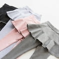 thumbnail image 6 of Kids Girls Spring/Autumn Cotton Stretchy Leggings with Ruffle Tutu Skirt School Uniform Tight Pants Culottes, 6 of 9