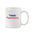 thumbnail image 1 of More Music Happiness Quote Mug - Smartprints Designs,, 1 of 4