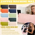 thumbnail image 2 of Desk Mat 24"x12" Computer Laptop Keyboard Cork Mouse Pad with Lock Edge Organizer Leather Cover Office Table Protector Double Side Gaming Surface Light Pink, 2 of 5