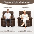 thumbnail image 6 of JMYMRY Power Lift Recliner Chair for Elderly with Massage and Heating,USB Charging Port and 4 Storage Pockets for Living Room, Brown, 6 of 8