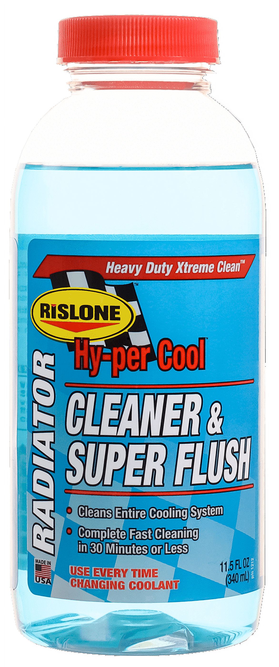 Rislone 1212 Hy-per Cool Cleaner and Super Flush, Automotive Cleaner, 11.5 oz
