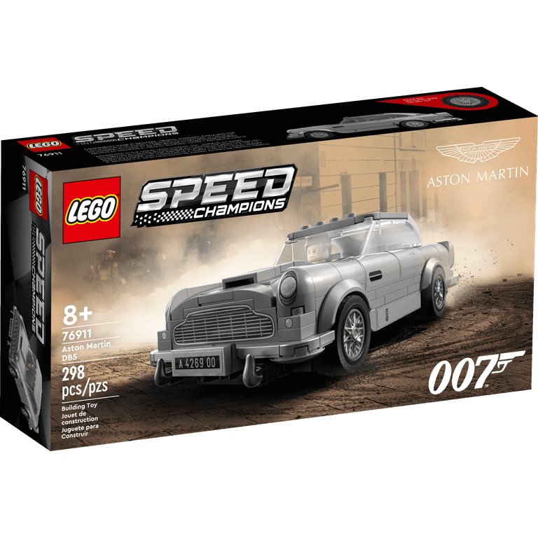 LEGO Speed Champions 007 Aston Martin DB5 76911 Building Toy Set Featuring James Bond Minifigure Car Model Kit for Kids and Teens Great Gift for