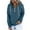 Navy, variant on Womens Hoodies Zip up Quarter Zip Sweatshirts Women Casual Long Sleeve Crew Neck Plain Pullover Tops