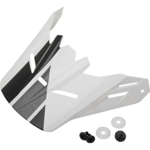 Z1R Rise Helmet Youth Replacement Visor/Peak Evac White/Black