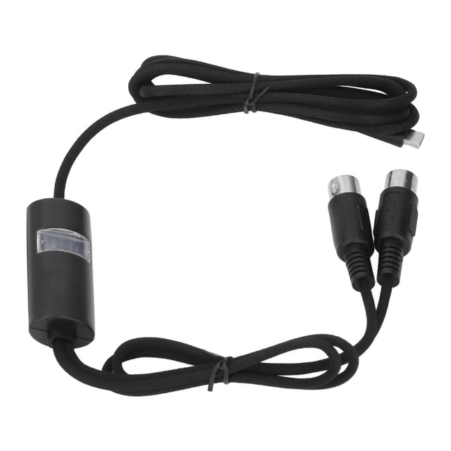 Type C To MIDI Cable, 5ft MIDI To Type C Cable Converter PVC Copper Wire for Music Keyboard Piano