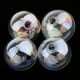 thumbnail image 5 of 10 piezas de dijes de vidrio con semillas de diente de león reales, colgantes de botella de deseos de vidrio DIY 25mm, 5 of 8