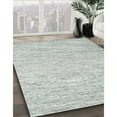 thumbnail image 3 of Ahgly Company Machine Washable Indoor Square Contemporary Gunmetal Gray Area Rugs, 5' Square, 3 of 7