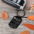 thumbnail image 6 of Anniversary for Him Her Valentine's Day Gifts for Boyfriend Husband To Be Key Chain Gifts for Him Men Hubby Birthday Fiance Groom Wedding Engagement Presents from Girlfriend Wife To My King Keychain, 6 of 7