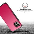 thumbnail image 3 of TJS for T-Mobile Revvl 7 Pro 5G Phone Case, with Tempered Glass Screen Protector, Dual Layer Hybrid Magnetic Support Shockproof Heavy Duty Cover (Pink), 3 of 7