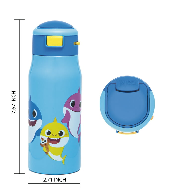  JARLSON® kids water bottle - MALI - insulated stainless steel  water bottle with chug lid - thermos - girls/boys (Space 'Mosaic', 12 oz) :  Baby