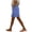Blue, variant on Athletic Shorts Women's Summer Linen Shorts Elastic Waist Casual Lace Patchwork Shorts Lightweight Comfy Bottoms with Pockets ,Black,S