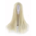 thumbnail image 2 of Qarigey Mujer peluca diadema larga recta DIY fiesta pelo falso resistente al calor portátil reutilizable decoración vestidor peluquín regalo tipo 1 Cuidado del cabello tipo 6 Qarigey  MR1431-06, 2 of 5