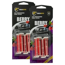 TrexNYC Car Air Fresheners Vent Sticks, Essential Car Odor Eliminator, For Long Lasting Fragrance up to 30 days, Berry, 2 Packs