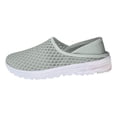 thumbnail image 3 of CAIXAI Womens Walking Shoes Orthopedic Shoes for Women Comfortable Mesh Knitted Woven Women's Sneakers Closed Toe Slip on Adjustable Upper Mary Jane Flats Hands Free Pull-On Shoes, 3 of 8